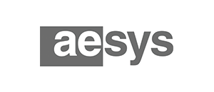 Logo aesys bianco e nero