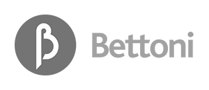 Logo Bettoni bianco e nero